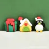 Cola Creme Pai Natal Boneco de Neve DIY Pacote de Material para Capa de Celular Acessórios de Resina Artesanais Acessórios de Cabelo