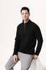 Dijia Otoño Nuevo Tops para Hombre con Media Cremallera Waffle Outdoor Ocio Deportes Fitness Running Tejido de Punto Manga Larga