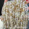 Volume de corrida cristal natural ágata pedra semipreciosa vidro irregular perfurado cascalho acessórios de joias produtos semiacabados