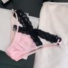 Calcinhas Sexy Femininas 2024 Novo Estilo Renda Verão Finas Estilo Puro Desejo Algodão Puro Virilha Sem Marcas para Meninas e Calcinhas Femininas