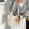 Bolso tote nuevo de verano, bolso tejido para mujer, bolso de hombro, bolso de mano, bolso tote pequeño, bolso de nicho 2026 para el día a día, bolso vintage