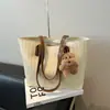Bolsa Feminina Nova Tendência 2026, Bolsa de Ombro Trançada de Grande Capacidade, Bolsa Tote Casual Fashion, Bolsa Simples para Mãe