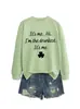 Sou Eu, Oi, EU sou o Site Independente Amazon Wish Moda Casual Simples Moletom Feminino e Camiseta Base