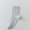 Calcetines de Verano para Hombre de Color Sólido Calcetines de Media Caña Calcetines Finos de Verano Absorbentes del Sudor Malla Transpirable Malla Calcetines Largos Casuales de Algodón