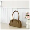 Bolsa de hombro para mujer con textura mate diaria vintage al por mayor transfronteriza, nuevo modelo 2026, gran capacidad, bolsa de axila