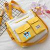 Bolso de hombro coolomi japonés bonito, tutorial de dibujos animados para estudiantes de secundaria y preparatoria, bolso de mensajero portátil de gran capacidad.
