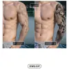 Tatuagem Temporária Completa de Braço com Flores e Ervas para Homens e Mulheres à Prova d'Água Duradoura Tinta Suco Alta Qualidade Não Refletiva Novo Estilo 2025