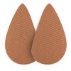 Pegatinas antideslizantes para suelas de zapatos de tacón alto, alfombrilla antideslizante resistente al desgaste con absorción de sonido y ondulación de agua, pegatinas protectoras autoadhesivas que absorben los impactos para la suela.