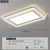 Luminária de Sala de Estar, Estilo Minimalista Italiano de Luxo Leve, Design Rachado como Gelo, Luminária de Hall de Entrada, Luminária de Teto Retangular, Iluminação de Quarto, Iluminação para Toda a Casa