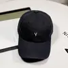 2025 Nueva Gorra de Béisbol Ins Versátil Simple Estudiante Versión Coreana Casual Bordado de Letra Y Tendencia