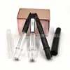 Cepillo de Maquillaje Listo para Usar del Fabricante Tapa de Plástico Transparente Pincel para Labios Mini Portátil a Prueba de Polvo Paquete Único Herramienta de Maquillaje