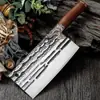 Cuchillo de Cocina Yangjiang Acero Inoxidable Forjado a Mano Cuchillo para Cortar Huesos Cuchillo para Picar Grifo Cuchillo para Rebanar Afilado Cuchillo de Cocina para el Hogar