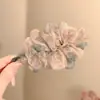 Pinza de Plátano Elegante de Malla Plisada Estilo Coreano para Cola de Caballo Alta 2025 Nuevo Pasador para Mujeres para Personalizar el Volumen del Cabello en la Parte Posterior de la Cabeza