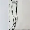 Pinza para el Cabello con Borla Larga de Cuentas y Cinta Nudo de Mariposa Estilo Ballet Dulce K Girl Hermoso Par de Pinzas para Flequillo Accesorios para el Cabello de Mariposa