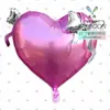 Mecrla Globos de Papel de Aluminio con Forma de Corazón y Lazo, Estilo Ins de Venta Caliente Transfronteriza, 22 pulgadas, para Decoración de Fiesta de Cumpleaños