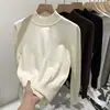 El suéter de punto con cuello medio es súper elegante y se ve genial como capa interior para mujer.. Tiene un diseño único, elegante y adelgazante para el otoño e invierno de 2026