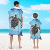 2025 Poncho Pai e Filho Adulto e Criança Toalha de Banho Capa com Capuz Secagem Rápida Absorvente Toalha de Natação Viagem Praia