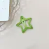 Grampo de Cabelo Estrela com Glitter Dopamina Y2K Presilha Lateral para Franja Feminina Presilha BB Estrela de Cinco Pontas Infantil Adorável Acessório de Cabelo