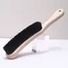 Exportação Transfronteiriça Atacado Pincel de Cabelo de Cavalo Puro de Alta Qualidade com Cabo Longo Escova para Chapéu de Suéter Madeira Maciça Natural Cerdas de Javali Escova para Cama Escova de Limpeza para Sapatos