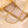 Joias de Aço Titânio Dongguan, Corrente de Lâmina Dupla Estilo Hip-Hop Europeu e Americano Personalizada e Exagerada, Pulseira Não Desbota para Mulheres, Fashion para o Dia a Dia