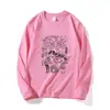 Nueva Camiseta de Manga Larga con Estampado de Dibujos Animados Dulces para Primavera y Otoño Ropa Exterior Casual para Mujer La Más Fácil de Combinar Top Femenino