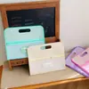 Stock de Mayoreo Excedente Suministro en Vivo Compra Grupal Carpeta de Acordeón Bolsa de Almacenamiento Multicapa Bolsa Organizadora para Exámenes