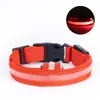 Collar para perro, collar luminoso para mascotas, recargable y ajustable, apto para gatos y perros, para paseos nocturnos, con accesorio para correa, función antipérdida, disponible para venta al por mayor