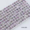Dongzhou Cristal K9 Diamante de Manicura Cuadrado Ángulo Recto Color Super Flash Diamante de Vidrio diy Accesorios de Manicura Diamante Fondo Puntiagudo