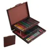 Jardín de Infancia Chiyuan Regalo Materiales de Arte Set de Caja de Regalo para Pintar Infantil Set de Caja de Madera para Pintar Infantil
