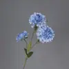 Flores Artificiales con Tres Cabezas, Fragancia Suave, Arreglo para Pasillo de Salón de Bodas, Decoración del Hogar, Mayorista Fabricante de Flores Artificiales, Flores de Seda para Hotel