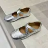 Zapatos Bajos Suaves Franceses Estilo Retro Punta Redonda Corte Bajo Mary Janes Casuales Versátiles para Mujer Planos Cómodos Zapatos de Ballet