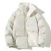 Chaqueta de Invierno para Hombre con Relleno de Plumón y Algodón, Engrosada y Forrada de Felpa, Abrigo de Algodón Cálido, Ropa de Abrigo de Moda Holgada para Hombre