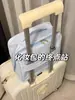 Bolsa de Maquillaje Compartimentada de Pie, Portátil de Gran Capacidad con Espejo, Bolsa de Almacenamiento, Portátil para Salidas, Viajes, Se Puede Colgar en la Maleta