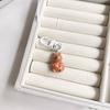 Llavero de Capibara Naranja Amor Lindo Llavero de Capibala Lindo Divertido Regalo para Novia Colgante para Bolso