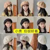 Boina Infantil Niñas Otoño e Invierno Gorros de Bebé Moda Boinas de Lana Gorros Niñas Estilo Retro Británico Gorros de Pintor