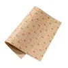 Buquê de flores de papel kraft retrô espessado transfronteiriço embalagem de flores frescas caixa de presente papel de embalagem para presente em estoque atacado