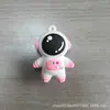Llavero de Celebridad de Internet Tapa de Bolígrafo de Dibujos Animados de Astronauta Colgante de Bolsa Llavero Lindo de Oso Rayo para Coche Colgante Pequeño