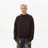 Tejidos de punto estilo retro americano vintage old money para hombre y mujer, Tops de alta gama con ambiente de otoño e invierno