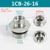 Adaptador hidráulico acero 45# Yonghua cono de 24 grados férula sello ED fitting para manguera 1CB 1CM 1DB 1DM