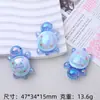 Nuevos Accesorios para Pendientes de Resina DIY de Tortuga Galvanizada que Brillan en la Oscuridad Caja Ciega Bolsa Ciega