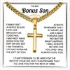 Collar de cadena cubana de hip-hop de personalidad europea y americana transfronterizo para hombre, para enviar a familiares y amigos, tarjeta de bendición, caja de regalo, joyería exquisita