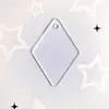Una Variedad de Guka en Blanco Redondo Corazón Pegamento de Crema Hecho a Mano DIY Llavero Decorativo Joyería Acrílico