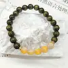 Pulsera de Sándalo Verde y Camelia Nuevo Rosario Joyería Nuevo Estilo Chino Creativo Pulsera Pequeña