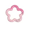 Cuentas de Mosaico Coloridas Flor Grande Cierre de Primavera Llavero DIY Cadena para Teléfono Accesorios de Aleación Piezas Pequeñas Bolsa Anillo Conector para Colgar
