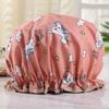 Gorro de ducha reutilizable para mujer grande impermeable alta elasticidad cabello largo trenza sombrero de protección para la ducha lavable