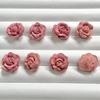 Talla en Madera de Ciprés Rojo, Labubu Rose Satín Seda Peces Cuentas Sueltas y Otros Accesorios de Joyería Budista DIY Cadena para Teléfono Móvil