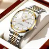 Reloj para Hombre de Negocios Jinlangda Calendario Dual Resistente al Agua Cuarzo Suministro Directo de Fábrica Fuente de Distribución de Comercio Electrónico Transfronterizo