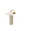Juego de mesa y sillas de comedor de mármol blanco puro color crema, diseño moderno y minimalista, apto para apartamentos pequeños, mesa de comedor semicircular
