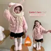 Chaqueta Elegante con Forro de Polar para Niñas para Otoño e Invierno 2025, Nuevo Suéter de Peluche Lindo para Niños, Top Grueso de Invierno para Bebé