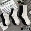 Meias de Algodão Puro para Homens, Meias Sem Costura de Algodão de Xinjiang Antibacteriano 7A, Meias de Comprimento Médio para Todas as Estações, Resistentes ao Odor, Respiráveis, Absorventes de Suor